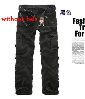 Open image in slideshow, Cargo camouflage pants
